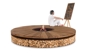 AK47 Design Artu' Wood-Burning Fire Pit-The Outdoor Fireplace Store