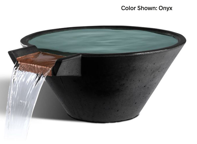 Slick Rock Cascade Conical Water Bowl - The Outdoor Fireplace Store