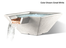 Load image into Gallery viewer, Slick Rock Cascade Square Water Bowl - The Outdoor Fireplace Store